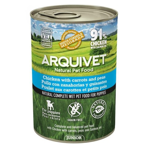 ARQUIVET Mokra karma dla szczeniąt z kurczakiem Junior 400g ARQUIVET Mokra karma dla szczeniąt z kurczakiem Junior 400g