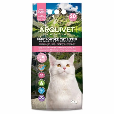 ARQUIVET Żwirek bentonitowy zbrylający BABY POWDER 10 kg ARQUIVET Żwirek bentonitowy zbrylający BABY POWDER 10 kg