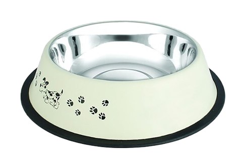 Miska Happet MM92 biała wzór pies 30cm/1.5l Miska Happet MM92 biała wzór pies 30cm/1.5l