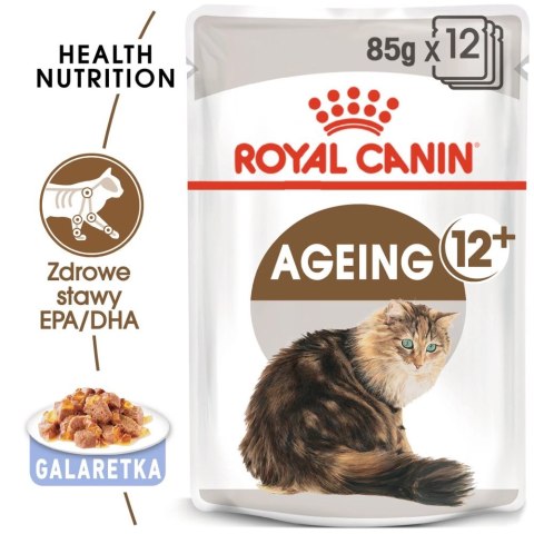 ROYAL CANIN Ageing +12 Gelee 12x85g ROYAL CANIN Ageing +12 Gelee 12x85g
