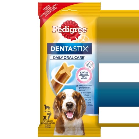 Pedigree DentaStix Przysmak Dentystyczny Dla Psów Od 4 Miesiąca I Wadze 10-25kg 180g Pedigree DentaStix Przysmak Dentystyczny Dla Psów Od 4 Miesiąca I Wadze 10-25kg 180g