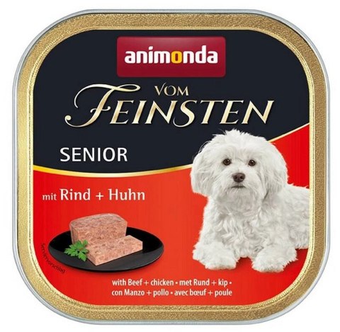 Animonda Dog Vom Feinsten Senior Wołowina Z Kurczakiem 150g Animonda Dog Vom Feinsten Senior Wołowina Z Kurczakiem 150g