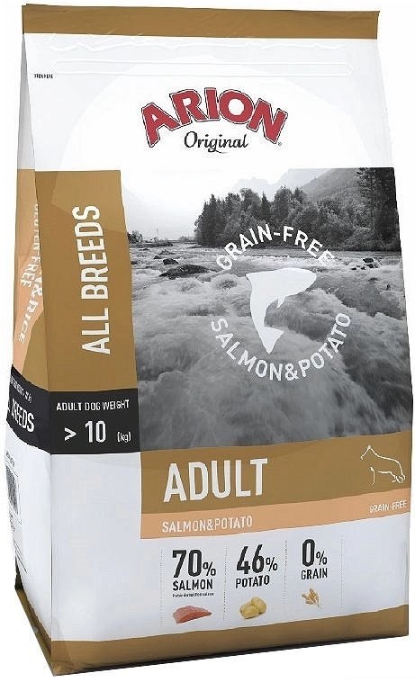 Arion Original Grain-Free Adult Salmon & Potato 12kg Arion Original Grain-Free Adult Salmon & Potato 12kg