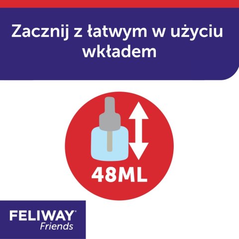 Ceva Animal Health Polska Sp. Z O.o Feliway Friends Wkład Dyfuzora 48ml Ceva Animal Health Polska Sp. Z O.o Feliway Friends Wkład Dyfuzora 48ml