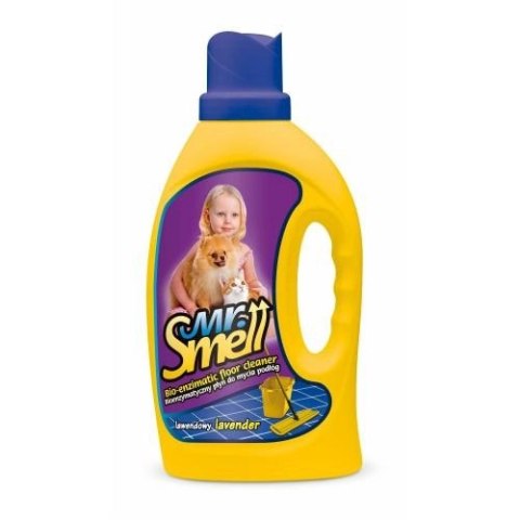 Laboratorium DermaPharm Mr Smell Bioenzymatyczny Płyn Do Mycia Podłóg Lawendowy 1l Laboratorium DermaPharm Mr Smell Bioenzymatyczny Płyn Do Mycia Podłóg Lawendowy 1l