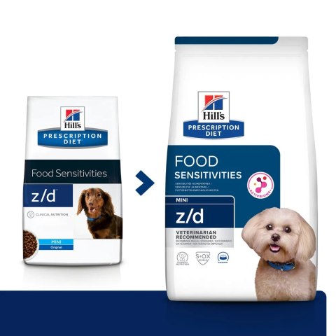 Hill's PD Prescription Diet Canine z/d Food Sensitivities Mini 1kg Hill's PD Prescription Diet Canine z/d Food Sensitivities Mini 1kg