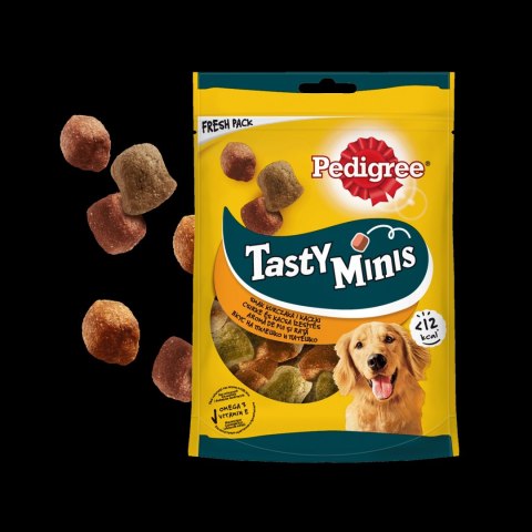 Pedigree Tasty Bites Chewy Cubes Przysmak Dla Psów Z Kurczakiem I Kaczką 130g Pedigree Tasty Bites Chewy Cubes Przysmak Dla Psów Z Kurczakiem I Kaczką 130g
