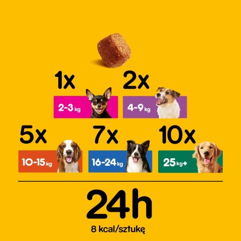 Pedigree Tasty Bites Chewy Cubes Przysmak Dla Psów Z Kurczakiem I Kaczką 130g Pedigree Tasty Bites Chewy Cubes Przysmak Dla Psów Z Kurczakiem I Kaczką 130g