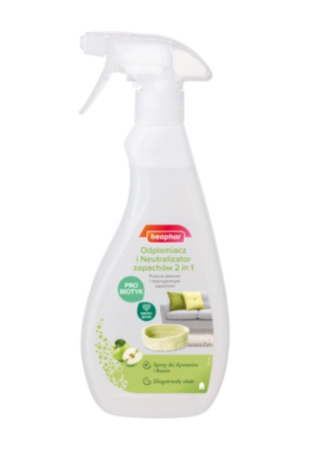 BEAPHAR 2 W 1 Odplamiacz I Neutralizator Zapachów 500ml