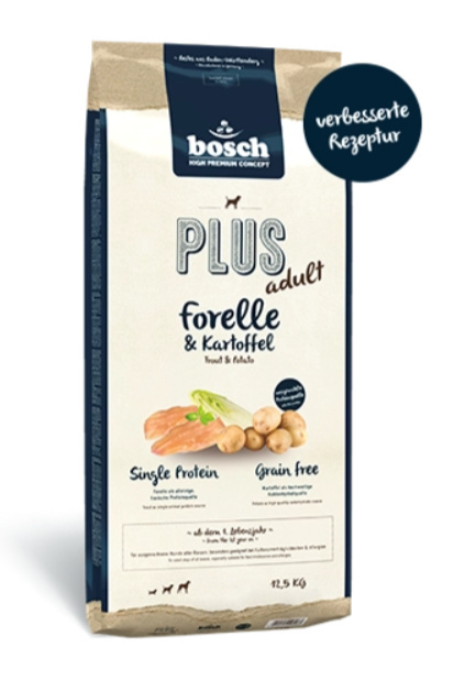 BOSCH Plus Adult Pstrąg & Ziemniaki 12,5kg BOSCH Plus Adult Pstrąg & Ziemniaki 12,5kg