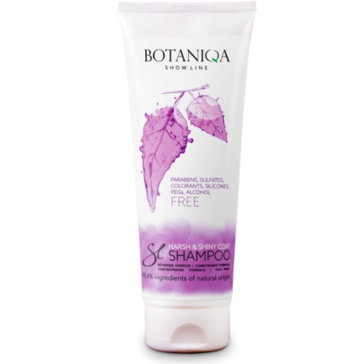 BOTANIQA Harsh & Shiny Coat Shampoo Szampon Dla Psów Szorstkowłosych 250ml
