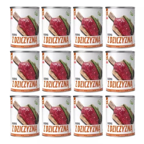 TUF TUF Mokra karma dla psa z dziczyzną 800g x 12szt. TUF TUF Mokra karma dla psa z dziczyzną 800g x 12szt.