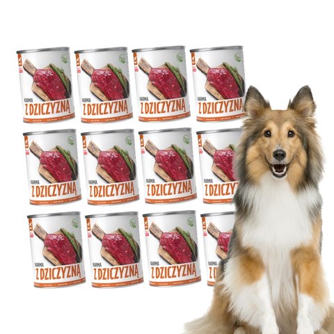 TUF TUF Mokra karma dla psa z dziczyzną 800g x 12szt. TUF TUF Mokra karma dla psa z dziczyzną 800g x 12szt.