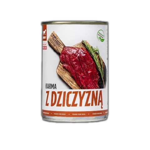 TUF TUF Mokra karma dla psa z dziczyzną 800g x 12szt. TUF TUF Mokra karma dla psa z dziczyzną 800g x 12szt.